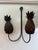 Wood Pair of Pineapple Form Wrought Iron Wall Candle Sconces For Sale - Image 7 of 13