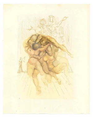 Salvador Dali, The Irascibile, Woodcut Print, 1963