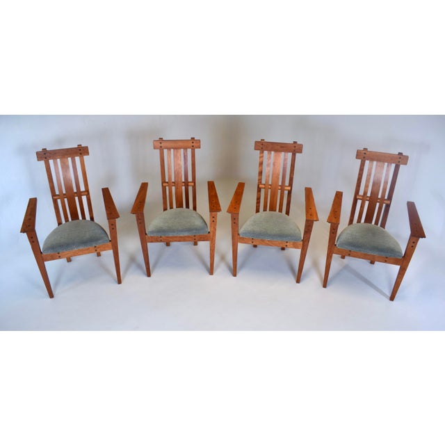Arts and Crafts Douglas Green for Green Furniture Design Armchairs For Sale - Image 14 of 15