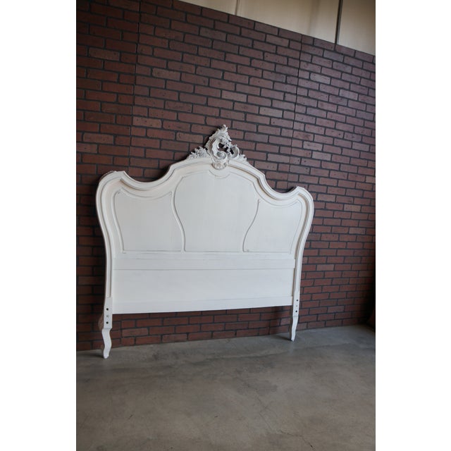 Antique French Rococo Full/Queen Headboard For Sale - Image 9 of 9