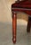 Oxblood Leather Chesterfield Captain's Chairs with Floor Lock Rings, Set of 2 For Sale - Image 11 of 18