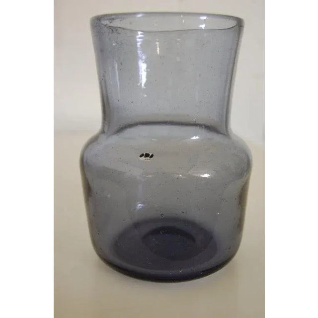 Vintage Erik Höglund Signed Art Glass Vase for Boda C. 1960s For Sale - Image 9 of 11