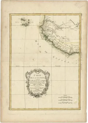 Antique Map of the West Coast of Africa, 1771