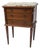 French Mahogany Chest of Drawers with Marble Top For Sale