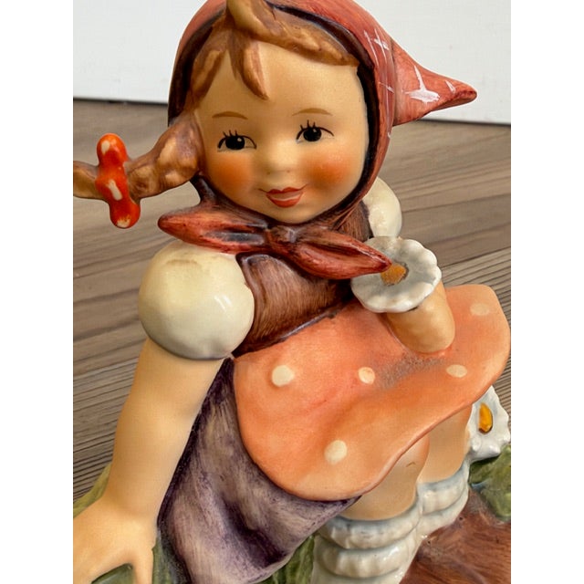 Mid-Century Modern Vintage m.i. Hummel "In the Meadow" Figurine (Hum 459) Made by Goebel For Sale - Image 3 of 11