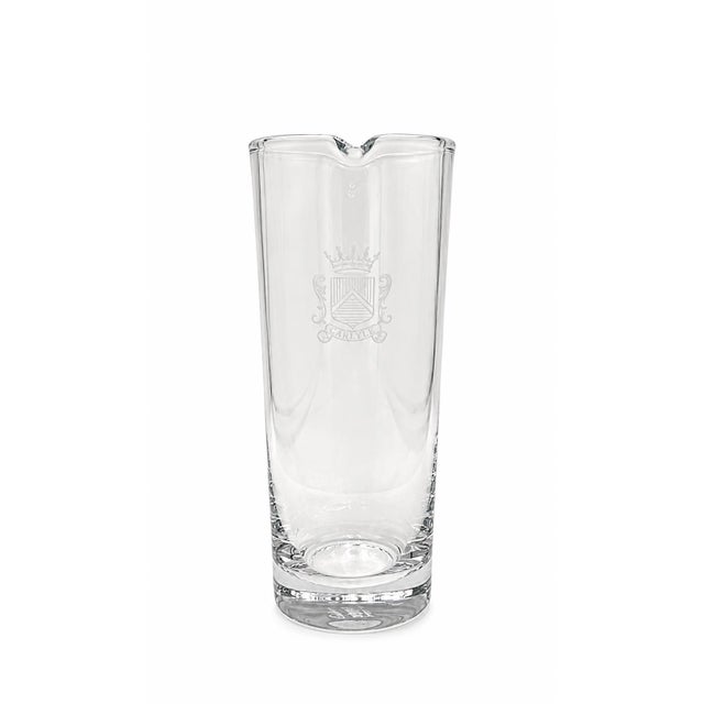Glass The Carlyle Hotel Nyc Glass Cocktail Pitcher Barware New York City For Sale - Image 7 of 11