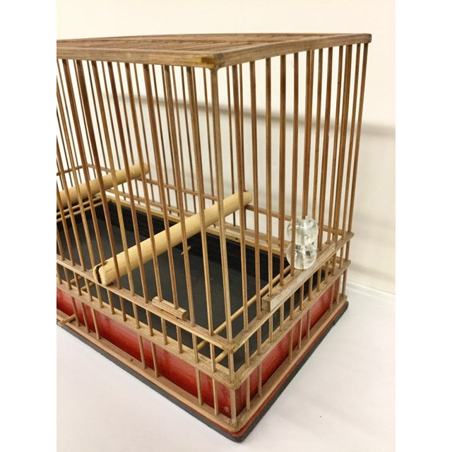 Vintage Japanese Bamboo Bird Cage Chairish