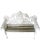 Victorian Cast Iron Garden Bench White Outdoor Patio Coalbrookdale Style For Sale - Image 3 of 12