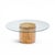 Dunbar Furniture Edward Wormley for Dunbar Mid Century Burlwood Pedestal Drum Coffee Table For Sale - Image 4 of 5