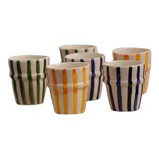 Moroccan Brusseline Coffee Cups- Set of 6 For Sale