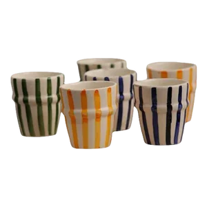 Moroccan Brusseline Coffee Cups- Set of 6