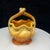 Art Nouveau Vintage Weller Pottery Cameo With White Rose Planter Bowl With Handle For Sale - Image 3 of 9