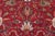 Textile Vintage Hand-Knotted Wool Rug – 8'0" X 11'4" – Red All-Over Floral Traditional Carpet For Sale - Image 7 of 7