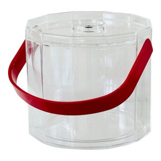 1970’s Fratelli Guzzini Acrylic Ice Bucket For Sale