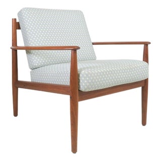 Mid 20th Century Grete Jalk Danish Teak Lounge Chair For Sale