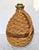 Brown Vintage French Wrapped Demijohn Bottle For Sale - Image 8 of 13