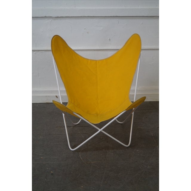 Knoll Hardoy Mid Century Modern Iron Frame Butterfly Chair Chairish