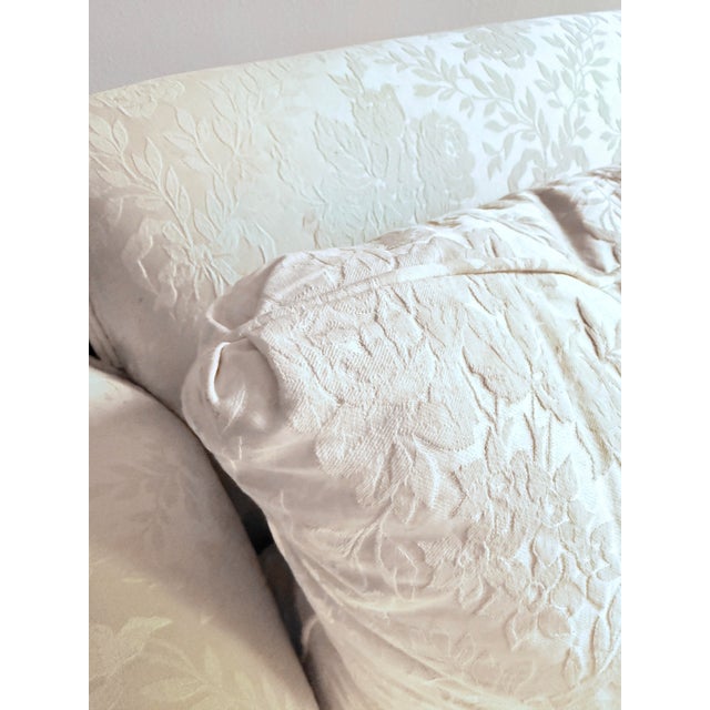 1950s Mid-Century Era Louis French Provencial, Louis XV Style White Sofa For Sale - Image 10 of 15