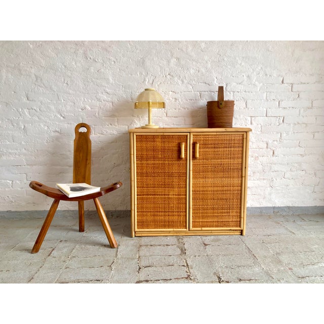 Vintage Italian Rattan Sideboard, 1970s For Sale - Image 12 of 12