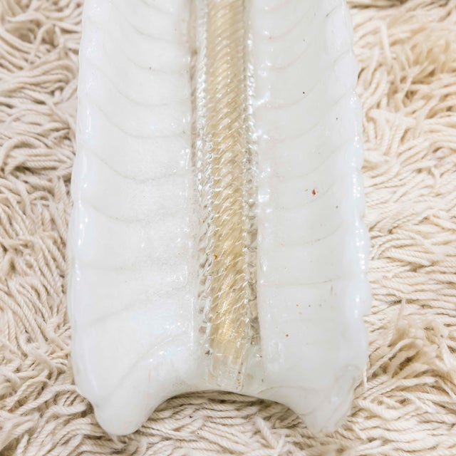 Murano Glass Leaf Wall Light attributed to André Arbus for Barovier & Toso, 1950s For Sale - Image 10 of 13