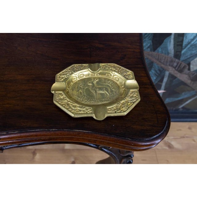 French Cast Bronze Ashtray with Stag Motif, 1950s For Sale - Image 12 of 18
