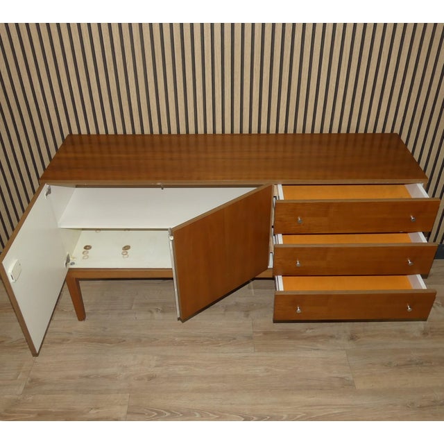 Wood Mid-Century Walnut Sideboard from PALETTE Möbel, 1970s For Sale - Image 7 of 13