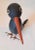 Black Folk Art Wooden Blackbird Crow Bird For Sale - Image 8 of 11