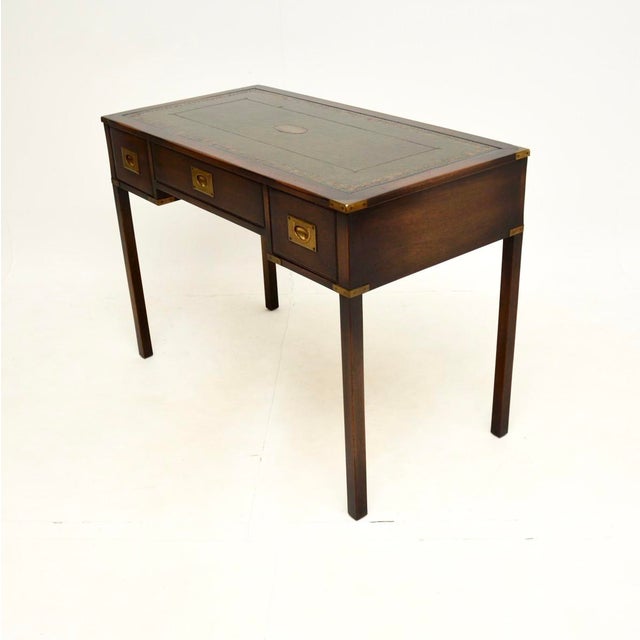 1930s Military Campaign Desk, 1930s For Sale - Image 5 of 11