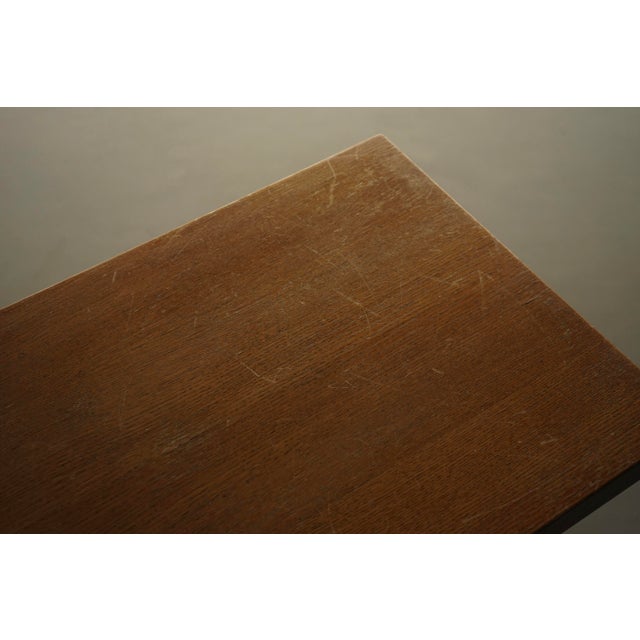 Dutch Oak Side Table, 1950s For Sale - Image 17 of 18