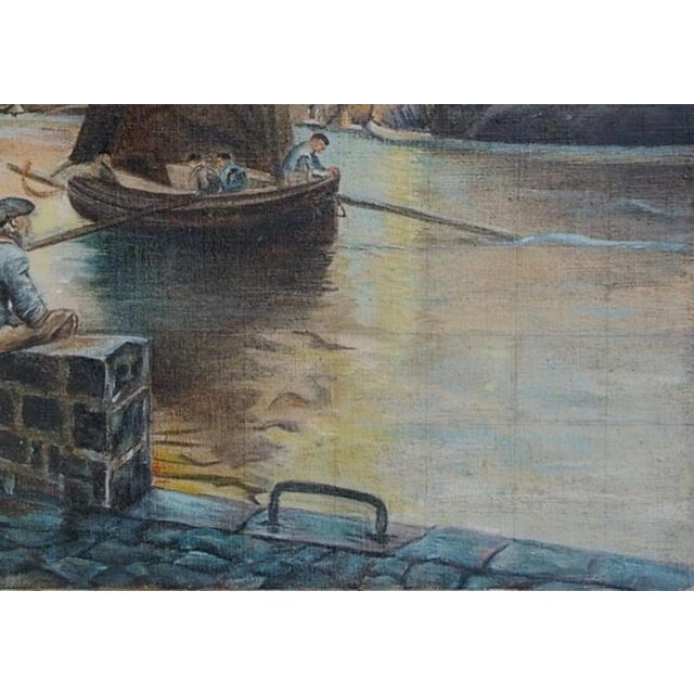 Vintage Seascape Oil Painting, Ukrainian Soviet Art, 1970s 45-65 For Sale - Image 6 of 6