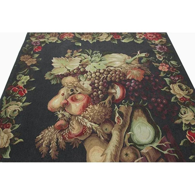 1990s Fruit Basket Optical Illusion Tapestry For Sale - Image 4 of 8
