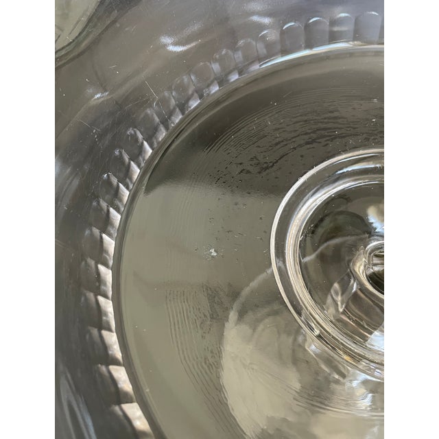 Vintage Pressed Glass Compotes With Ruffled Edge - Set of 3 For Sale - Image 10 of 10