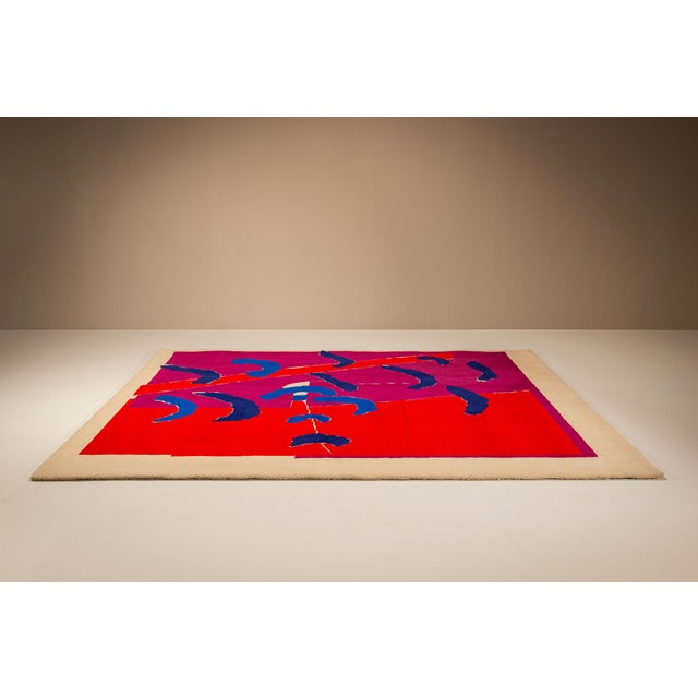 Large Wall Tapestry by Anneke Van Der Heijden, 1980s For Sale - Image 4 of 14
