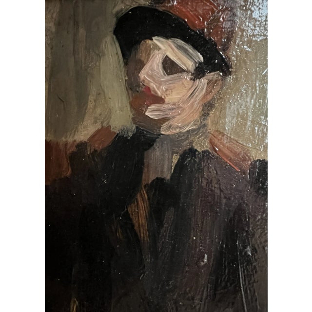 Albert Chavaz, Officer in Costume, Oil on Cardboard, Framed For Sale - Image 4 of 11