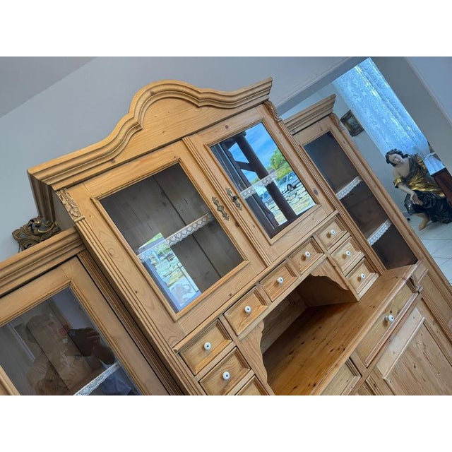 Gründerzeit Wood Kitchen Cupboard, 1960s For Sale - Image 13 of 16