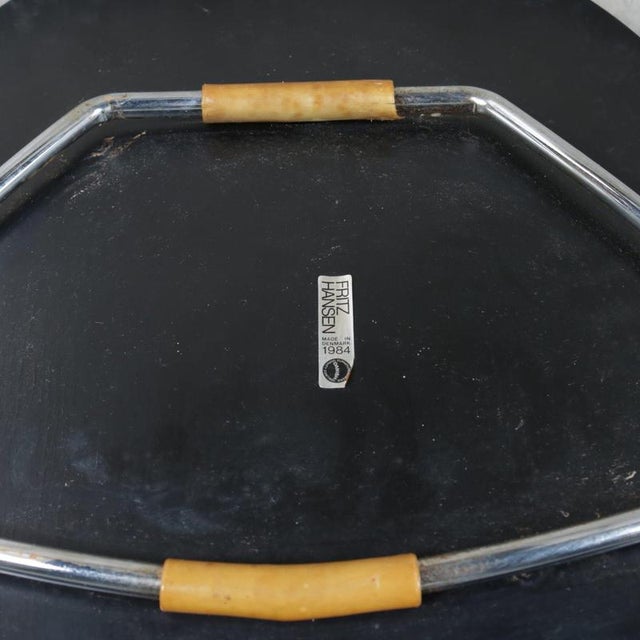 Stacking Chairs by Lawrence Minsker for Fritz Hansen, Denmark, 1980s, Set of 4 For Sale - Image 11 of 14