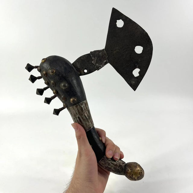 Early 20th Century Early 20th Century Bamun Knife Axe Cameroon For Sale - Image 5 of 6