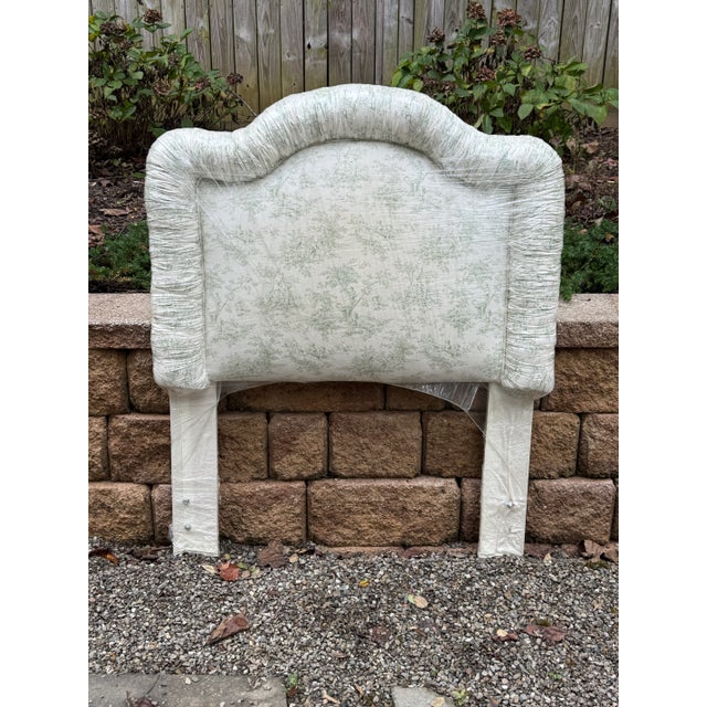 Twin Toile Headboard For Sale In Washington DC - Image 6 of 6