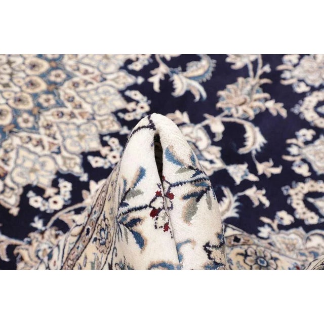 Nain Oriental Rug in Wool For Sale - Image 9 of 11