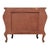 Red Lacquer & Scenic Chinoiserie Decorated 3-Drawer Bombay Chest C1920 For Sale - Image 16 of 18