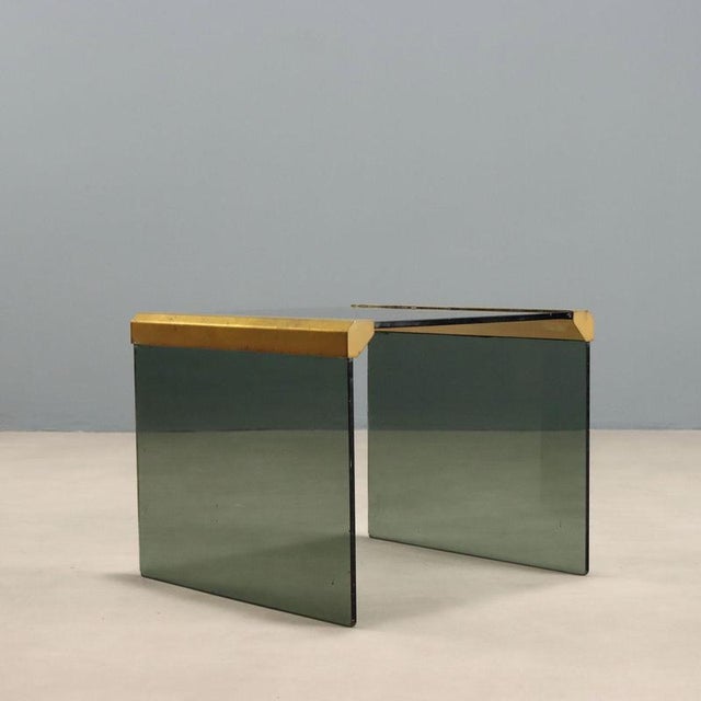 Glass Coffee Table, 1980s For Sale - Image 3 of 9