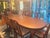 Queen Anne 1960s Thomasville Traditional Style Mahogany Dining Table With Extension Leaves For Sale - Image 3 of 8