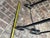 Vintage 54” Wrought Iron Floor Easel With Scrollwork, Black Finish For Sale - Image 11 of 12