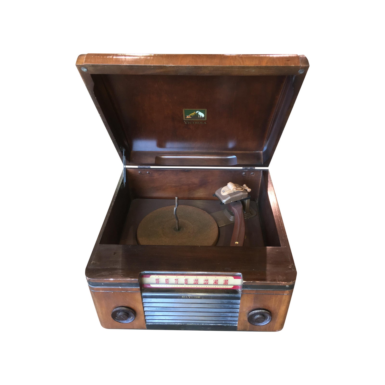 1940's Rca Victor Victrola Radio Record Player Chairish