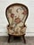 Antique Victorian Rococo Revival Balloon Back Walnut Armchair Parlor Chair For Sale - Image 9 of 10