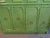 Wood Vintage Drexel Painted Hollywood Regency /Chinoiserie Style China Cabinet For Sale - Image 7 of 14