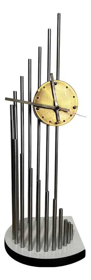 Sculptural and Avant-Garde Quartz Table Clock from Kienzle, 1980s