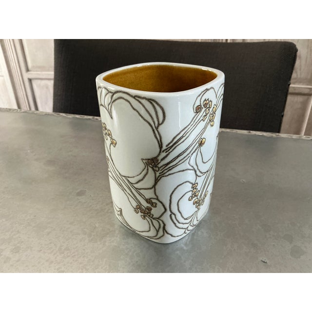 1960s Mid-Century Modern Royal Copenhagen Baca Vase by Ellen Malmer For Sale - Image 5 of 17