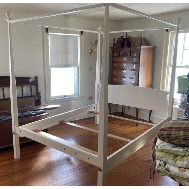 Museum of American Folk Art Reproductions Painted 4 Poster Full Size Bed - Great Condition