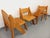 Vintage Brutalist Chairs in Oak, 1960s, Set of 4 For Sale - Image 15 of 18